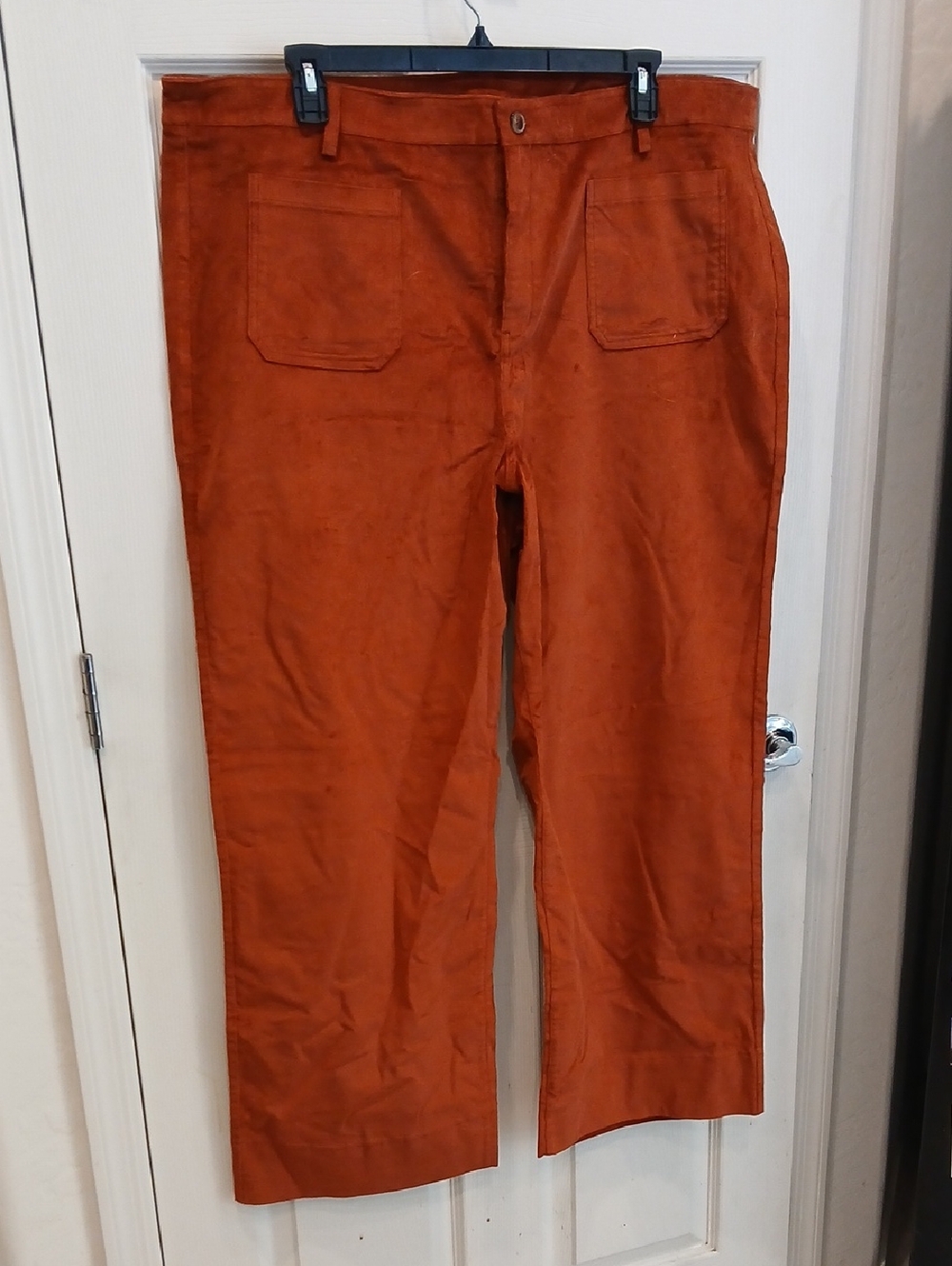 Women's Rust Orange Casual Pants